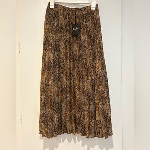 Marled “Animal Print Combo” Midi Skirt – Brand New with Tags (Size S)
